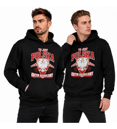 BLUZA Z KAPTUREM PATRIOTYCZNI TU JEST POLSKA